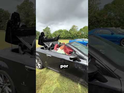 Arruinó su auto deportivo por culpa de la lluvia 😯