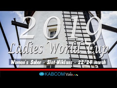LADIES WORLD CUP - WOMEN'S SABER - SINT-NIKLAAS 2019 - QUALIFICATIONS - RED PISTE