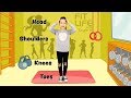 Ceylin H Ile Spor Zamanı Head Shoulders Knees Toes Exercise Song For Children Learn Colors