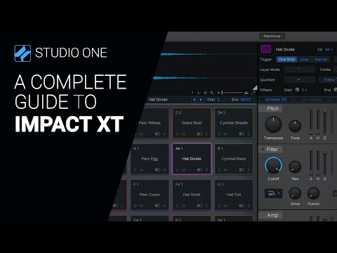 A guide to IMPACT XT from Studio One 6  - complete walkthrough tutorial