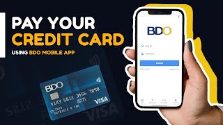 How to Pay Your Credit Card Using BDO Mobile App - TAGALOG