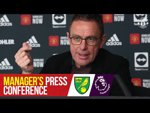 Manager's Press Conference | Norwich City v Manchester United | Ralf Rangnick | Premier League