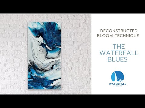 370. Back to the Black & Blue! Deconstructed Bloom!  bloom technique recipe / art therapy