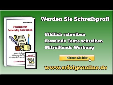 Texte schreiben, Geld verdienen: Seriös von zu Hause als Texter mit »Federleicht lebendig schreiben«