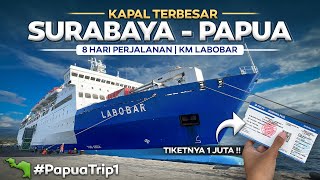 Download lagu PAPUA - Eps.1 | Surabaya - Papua 8 HARI DIATAS KAPAL  ‼️ Kapal Penumpang TERBESAR Km Labobar. mp3