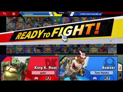 12/8/2018|Showdown|Singles Winners Semis:King Kokaloo(King K Rool) VS CACAW|Viviff T Great(Bowser)