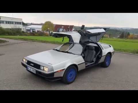 Zurück in die Zukunft II - De Lorean als Elektroauto Umbau bei Dennis Murschel Renningen