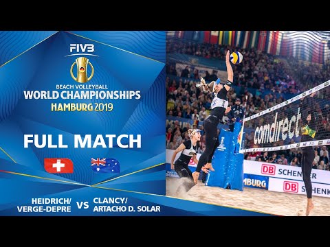 Heidrich/Vergé Depré vs. Clancy/Artacho - Full Match | Beach Volleyball World Champs Hamburg 2019