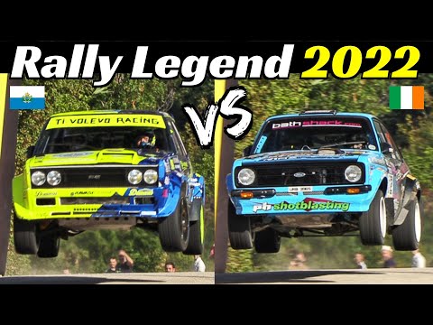 Paolo Diana vs Frank Kelly - Rally Legend 2022 San Marino - Virtual Comparison + Split-Screen Show!