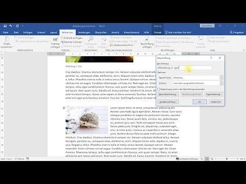 Create a list of figures – Word tutorial