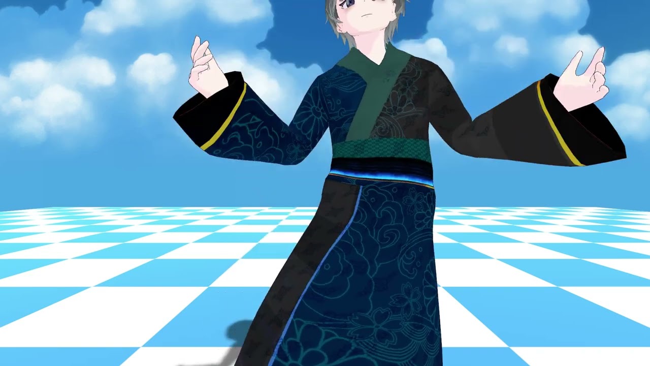 納涼祭男性アバターB_黒