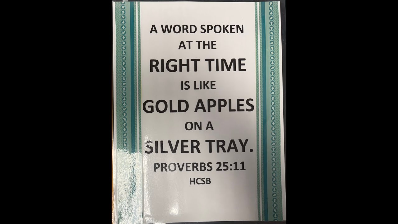 Proverbs 25:11