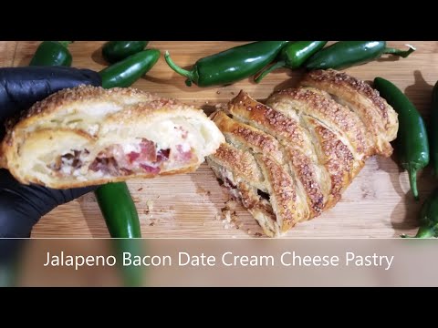 Bacon Jalapeno Date Cream Cheese Pastry Easy  Twist