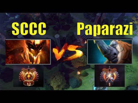 SCCC VS PAPARAZI / SHADOW FIEND DOTA 2 GAMEPLAY
