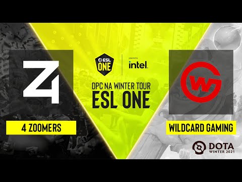 Dota2 - 4 Zoomers vs. Wildcard Gaming - Game 1 - DPC NA Winter Tour - ESL One