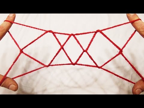 String Tricks - How To Make A Three Diamond Jacob's Ladder String Figure