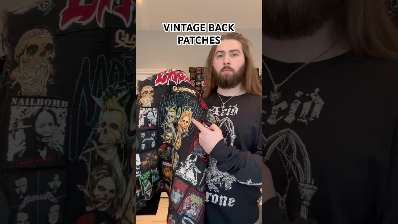 VINTAGE BACK PATCH HAUL! #metal #heavymetal #battlejacket #battlevest #battlejacketslondon