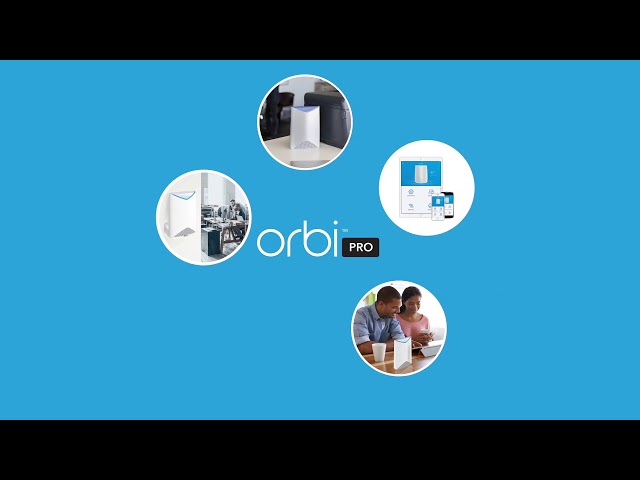 Vidéo teaser pour NETGEAR - ORBI PRO - Die Plug & Play Lösung für schnelles WLAN im Unternehmen