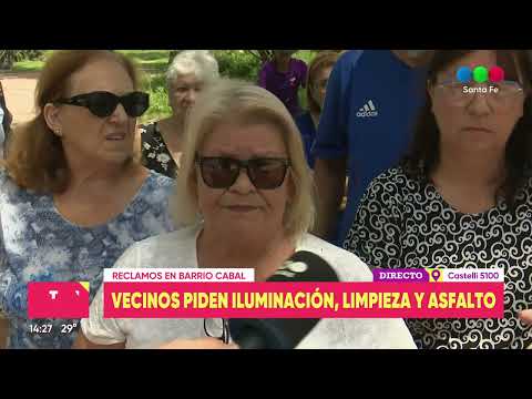 Barrio Cabal: Vecinos piden que mejoren los servicios