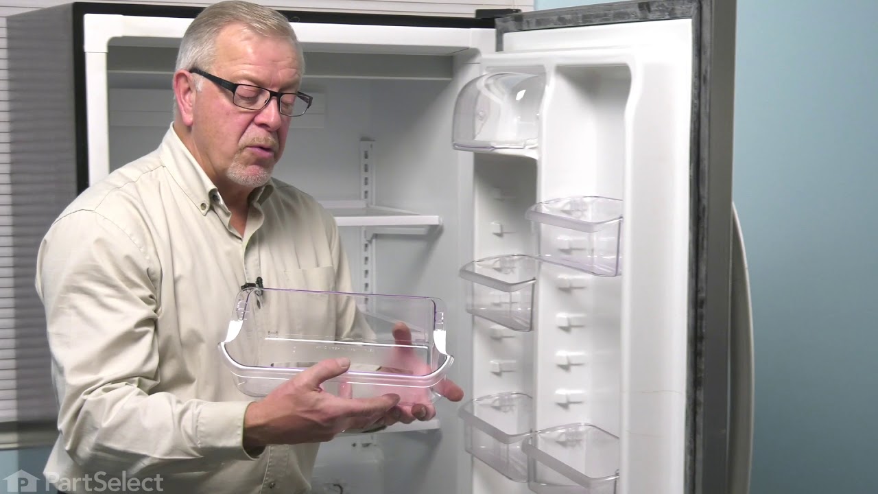 Replacing your Frigidaire Refrigerator Door Bin - Clear Replacing your Frigidaire Refrigerator Door Bin - Clear