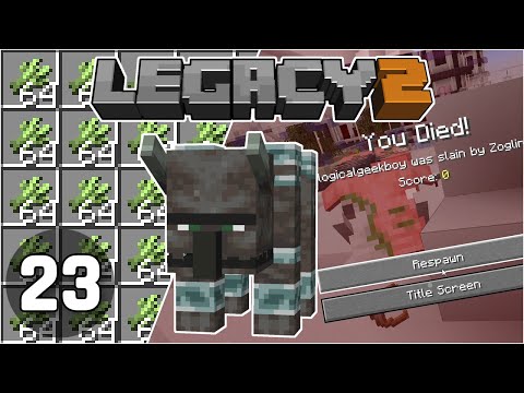 Sugarcane Farm & So Much Death! - Legacy SMP 2: #23 | Minecraft 1.16 Survival Multiplayer