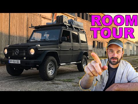Unsere VAN TOUR ist endlich fertig! 😍 auf Reisen DIY G-Klasse Room Tour