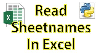 Read Sheetnames of Excel in python