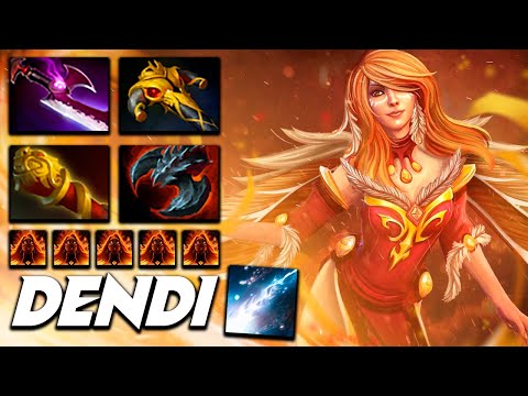 B8.Dendi Lina Laguna Carry - Dota 2 Pro Gameplay [Watch & Learn]
