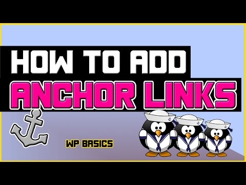 如何在WordPress中添加錨鏈接或頁面跳轉？ (How to Add Anchor Links Or Page Jumps In WordPress?)