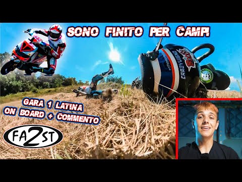 SONO CADUTO MENTRE ERO AL LIMITE - GARA 1 LATINA ON BOARD + COMMENTO IN TEMPO REALE *CRASH IN PISTA*