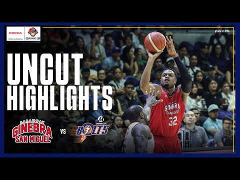 FINAL THREE MINUTES (UNCUT) of Brgy. Ginebra's WIN against Meralco 🔥 | PBA SEASON 49 GOVERNORS' CUP