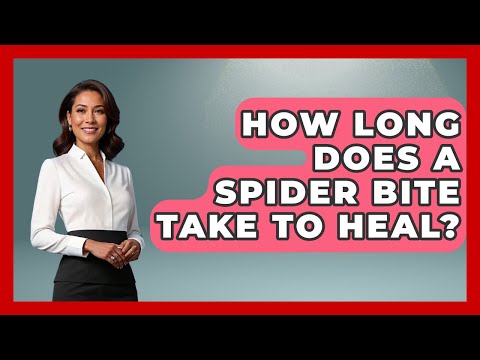 How Long Does A Spider Bite Take To Heal? - First Response Medicine