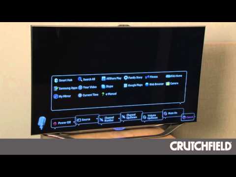 Samsung ES8000 series HDTVs with Voice and Gesture Control | Crutchfield Video