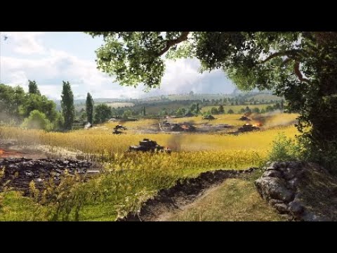 Video Game Ambience Asmr - (BFV) Live Online Battle - Arras | WW2 Sounds | 2  Separate Views