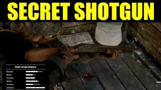 Red Dead Redemption 2 How to get The "Pump-Action Shotgun" (Hidden Weapon location Guide)