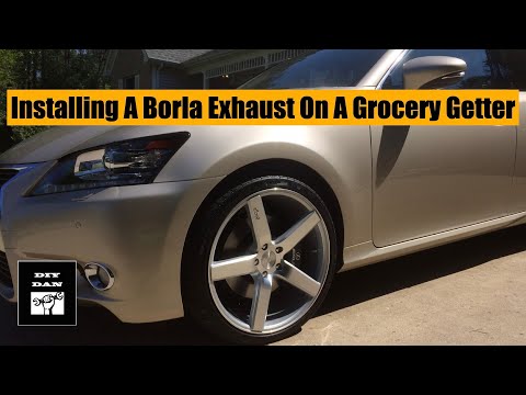 Installing A Borla Exhaust On A Lexus GS350