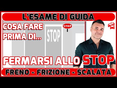 DRIVING TEST: EVERYTHING YOU NEED TO DO BEFORE STOP SIGN - BRAKES, CLUTCH, DOWNGRADES