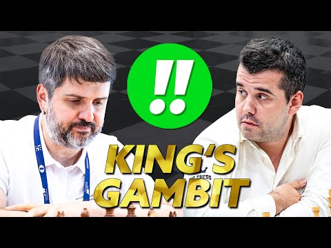 CRUSHING WITH THE KING'S GAMBIT | Nepomniachtchi vs Svidler | World Rapid Team Championship 2023