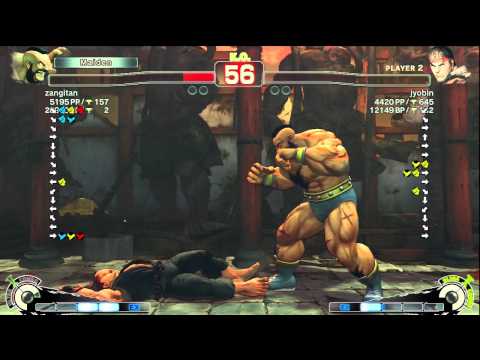 Zangitan (Zangief) vs jyobin (Dat Roo) - AE2012 Ranked Match *720p*