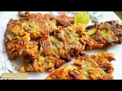 Goan Fresh Bombil Green Masala Fry|Crispy Fresh Bombay Duck Fry with Goan Green Masala|Bombil Fritos