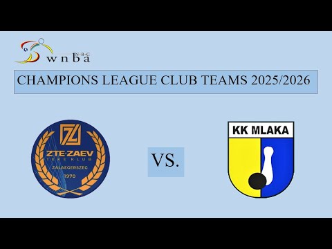 ZTE-ZÁÉV TK (HUN) -- KK Mlaka (CRO) | Bajnokok Ligája női teke mérkőzés