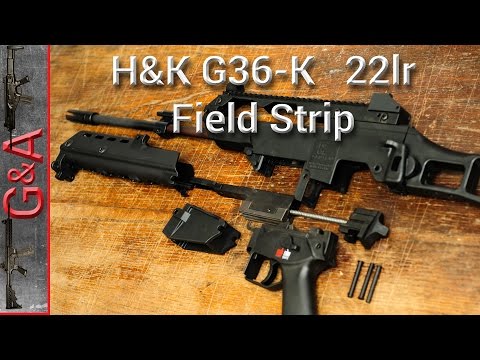 Walther H&K G36 K 22lr Field Strip 22