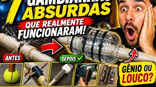 7 Gambiarras ABSURDAS que realmente funcionaram 7 gambiarras que funcionaram melhor que o original