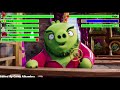 The Angry Birds Movie (2016) Final Battle with healthbars 1/4