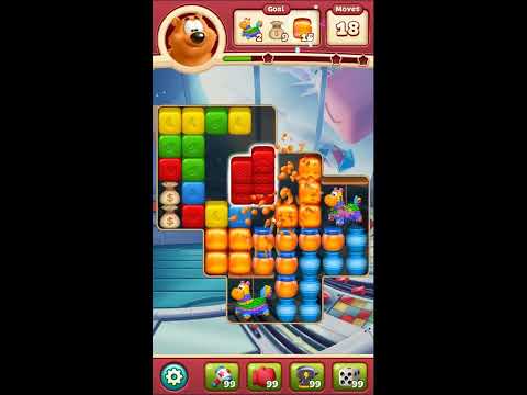 Toon Blast Level 6310 - NO BOOSTERS 🐻🐺🐱 | SKILLGAMING ✔️