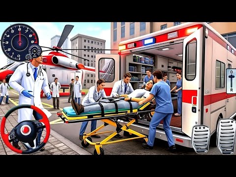 Ambulance City Rescue Simulator - 911 US Emergency Ambulance Driving 3D - Android Gameplay