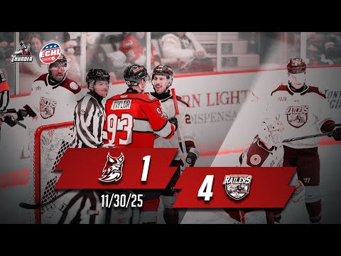 11/30/25 Highlights Worcester Railers 4 - Adirondack Thunder 1
