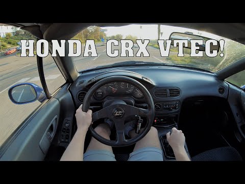 Honda CRX Del Sol ESi 1.6 VTEC 125 HP POV Drive / Onboard Sound