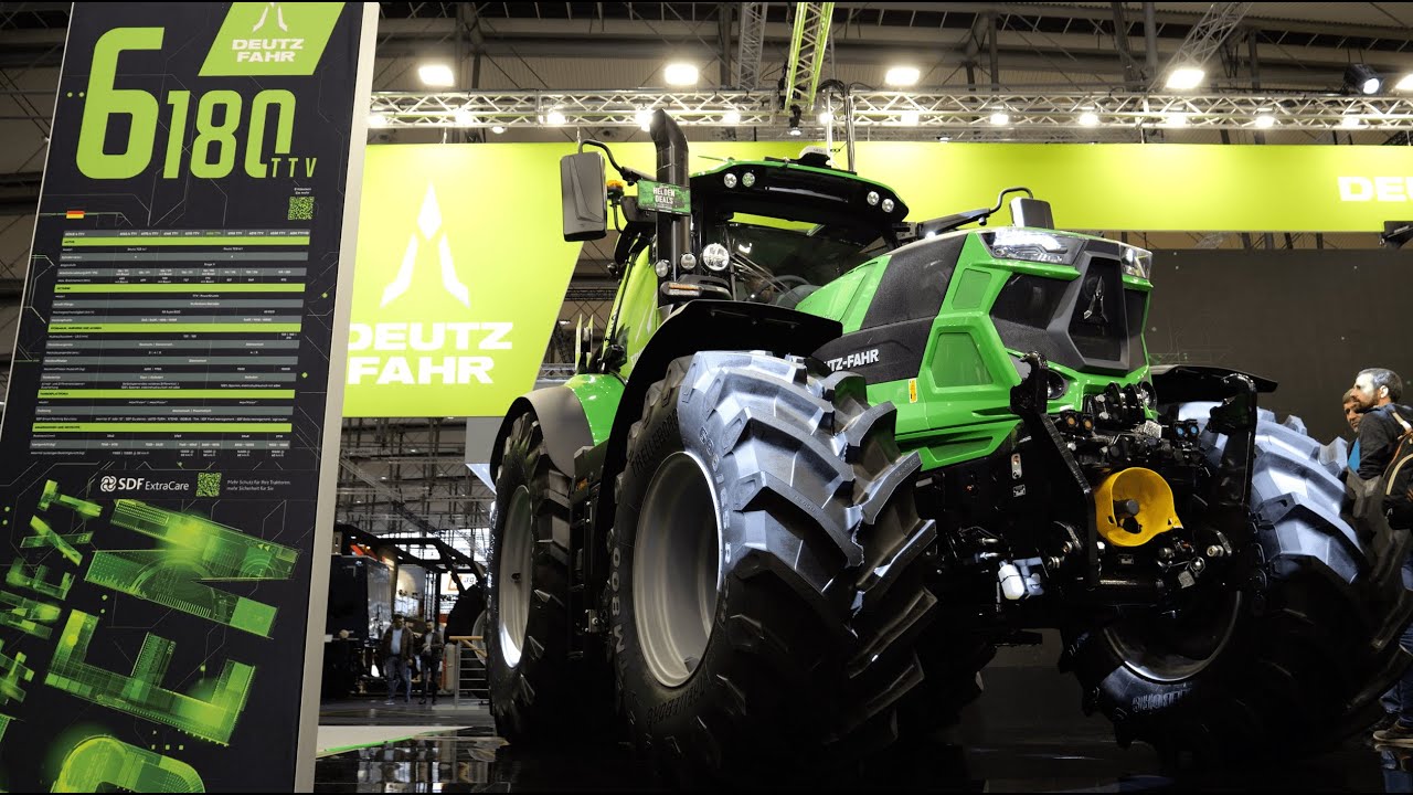 Les nouveaux tracteurs Deutz-Fahr de la série 6 TTV | Agritechnica 2023