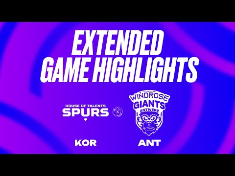 House of Talents Kortrijk Spurs vs. Windrose Giants Antwerp Extended Game Highlights